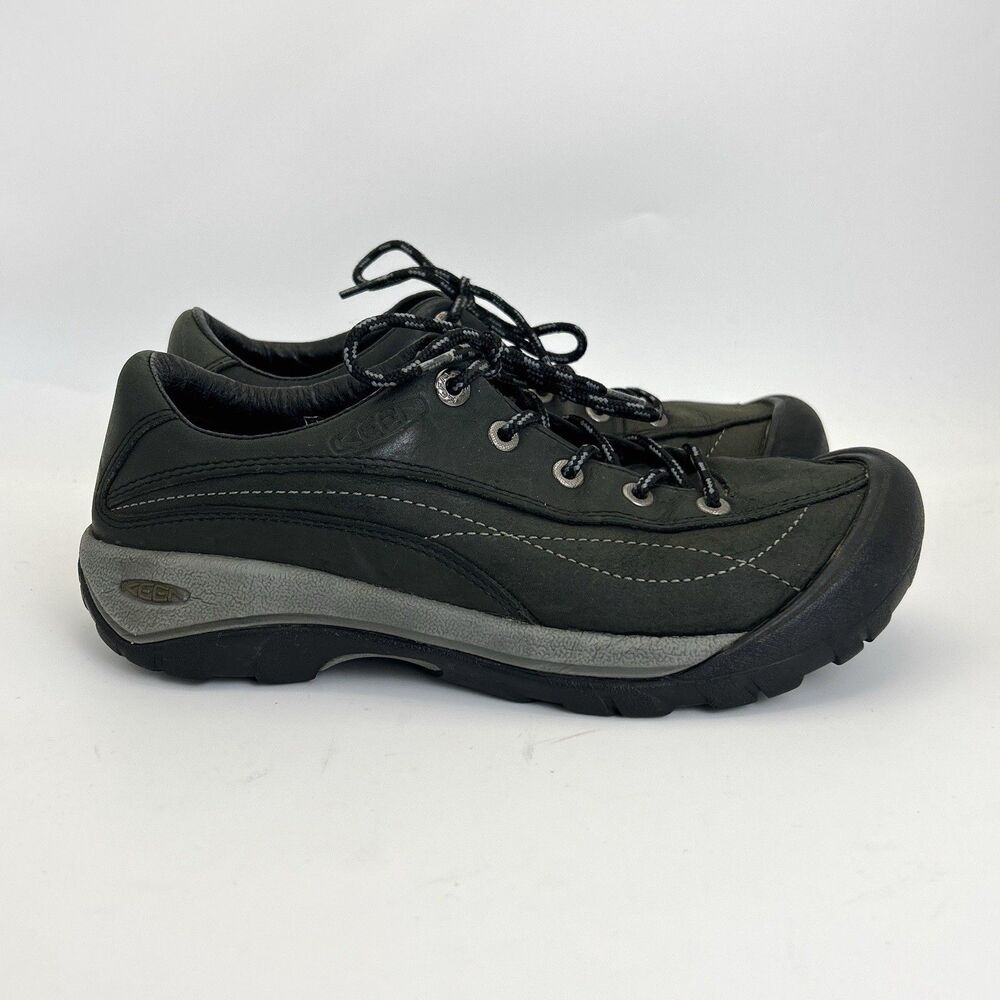 Keen Toyah Hiking Shoes Women’s Size 7.5 Black Leather Trail Walking Outdoors - Picture 2 of 8